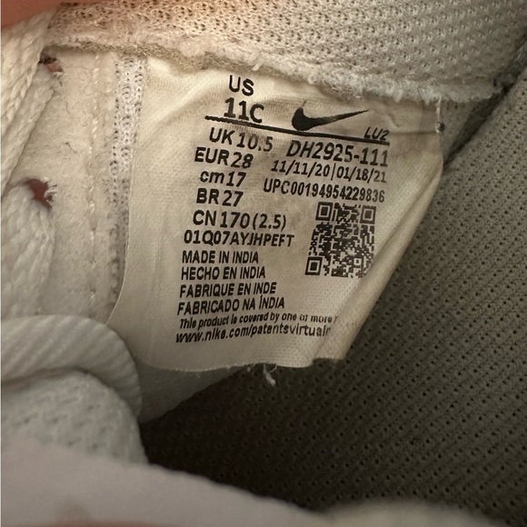 Nike Air Force I Kids| Size 11C - Picture 7 of 7